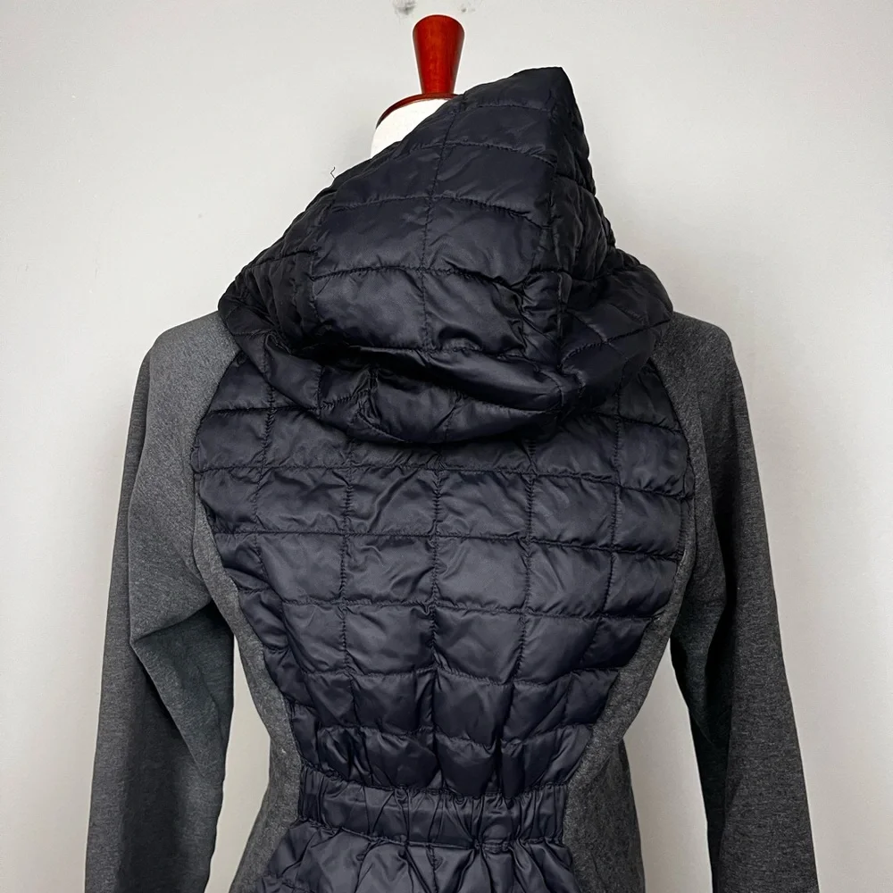Women's The North Face‎ Endeavor Thermoball Black & Gray Hooded Jacket SZ S